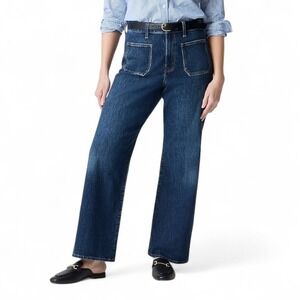 J.Crew Patch Pocket Curvy‎ Slim Wide Leg Jeans 29